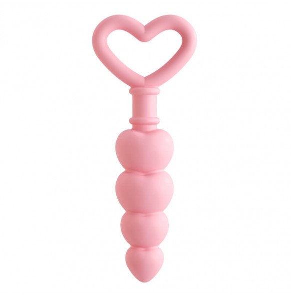 MizzZee - Heart Pull Beads Anal Plug (Advanced)